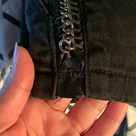 Pre loved Blank NYC Embellished Denim boho Skirt - - Picture 14 of 14